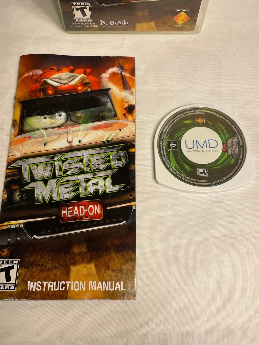 Twisted Metal: Head-On (Sony PSP, 2005) Tested & Works Complete CIB Videogame